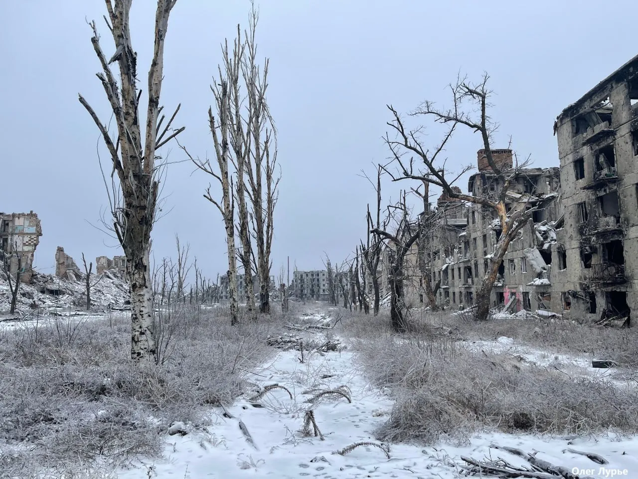 Порожні вулиці мертвого Бахмута
