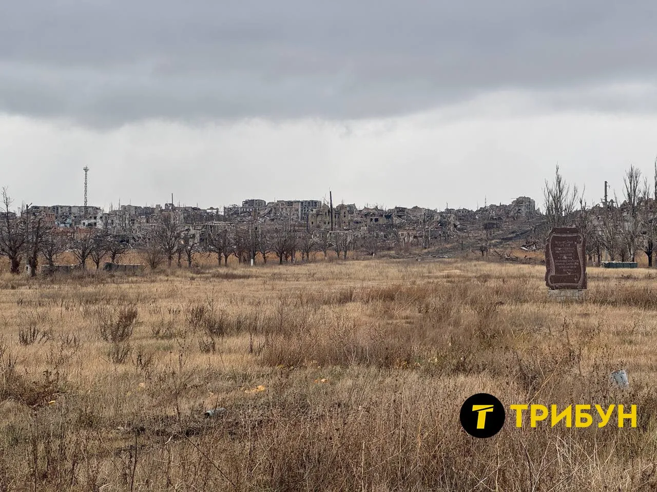 Руйнування в Мар'їнці